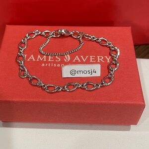 James Avery Medium Twisted Charm Bracelet